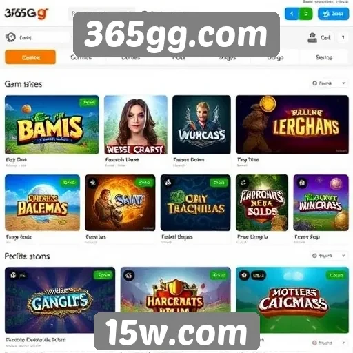 Análise da diversidade de jogos disponíveis em 365gg