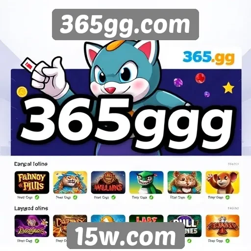 Plataforma 365gg.com oferece diversidade em jogos online