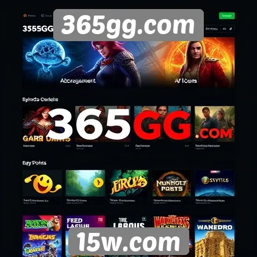 A experiência do usuário no site 365gg.com