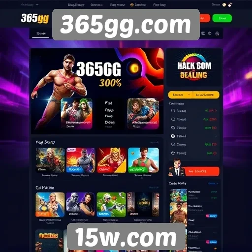 Análise da interface do usuário do 365gg.com