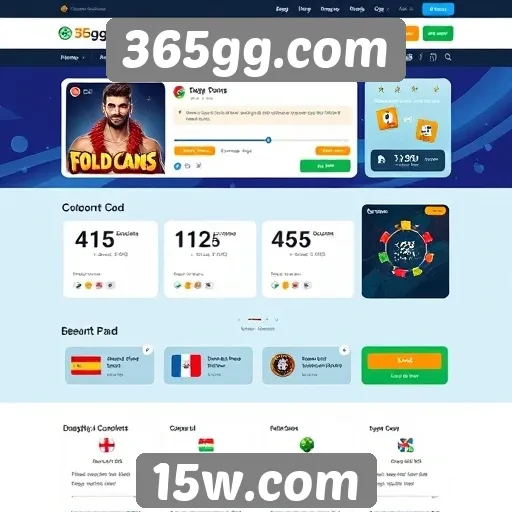 Interface do usuário no 365gg.com e sua usabilidade